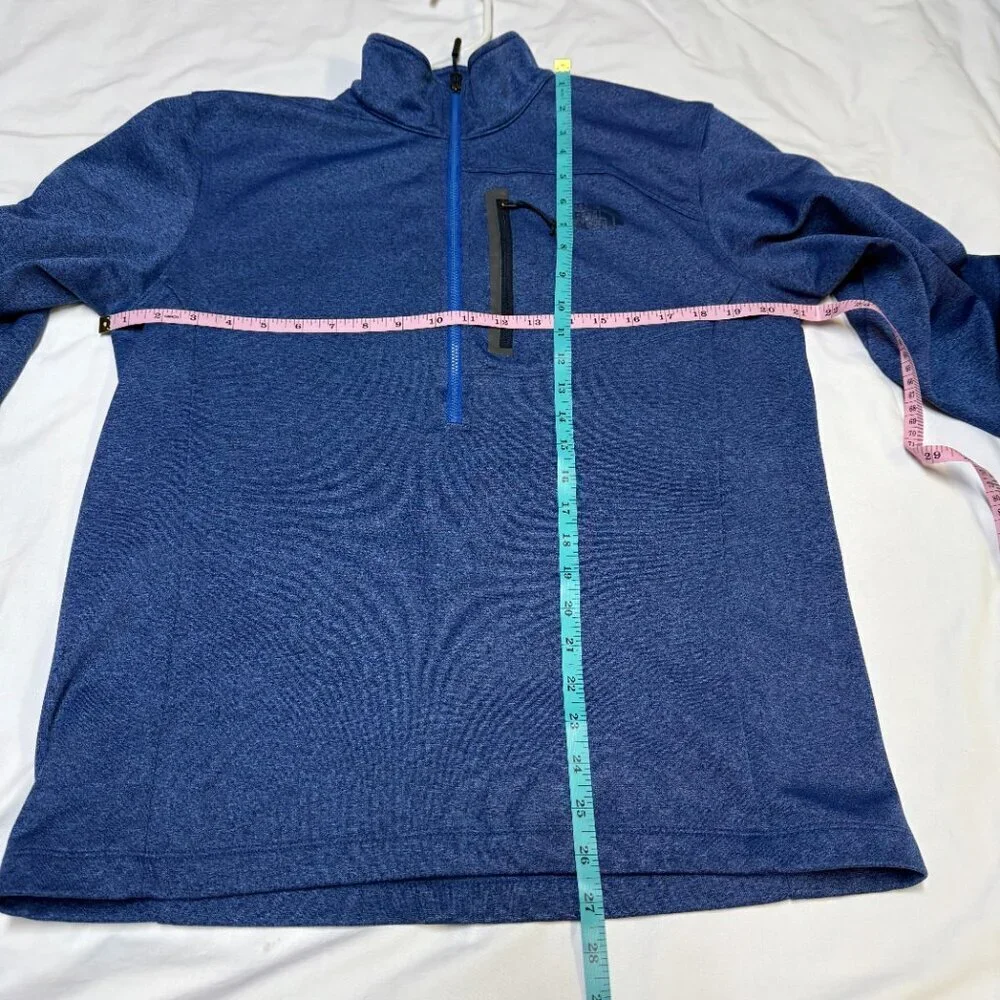 The North‎ Face Men’s Canyonlands 1/2-Zip Jacket M Blue Heather EUC